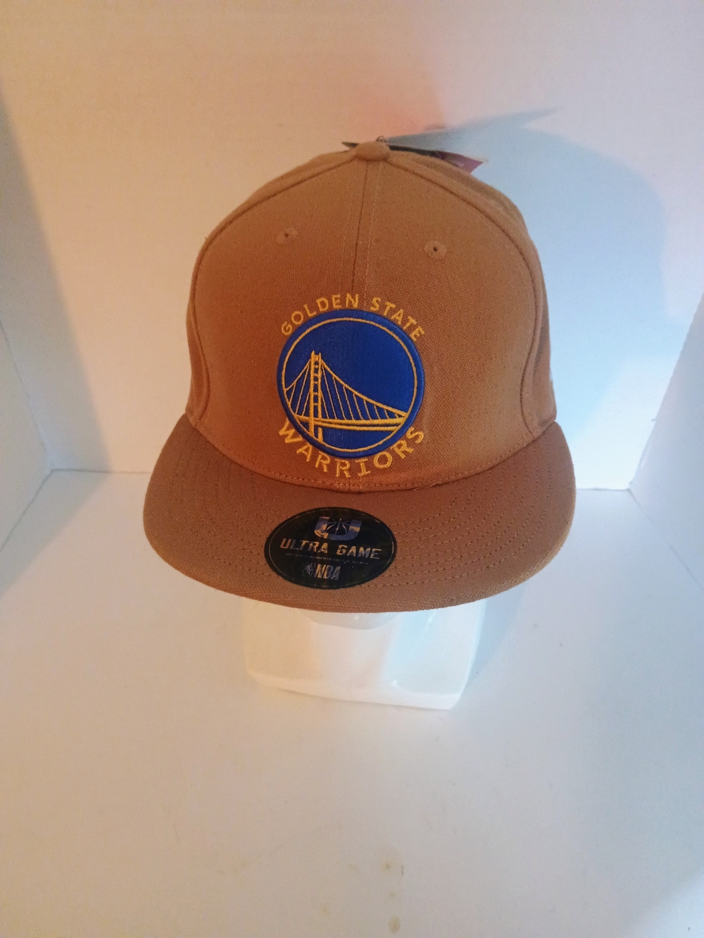 NBA Golden State Warriors Ultra Game Hat Cap Brown TOB Adjust Strapback OSFA New